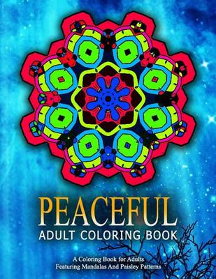Book cover for PEACEFUL ADULT COLORING BOOK - Vol.18