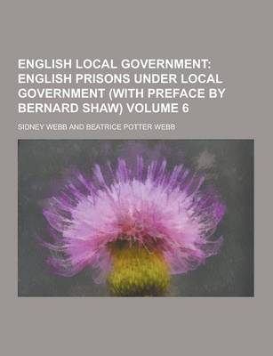 Book cover for English Local Government Volume 6