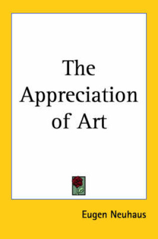 Cover of The Appreciation of Art