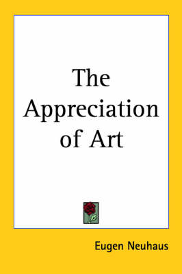 Book cover for The Appreciation of Art