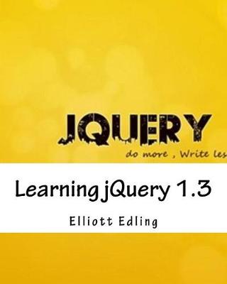 Book cover for Learning Jquery 1.3