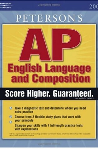 Cover of Peterson's AP English Language & Composition