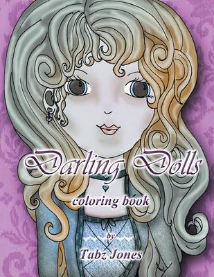 Book cover for Darling Dolls Coloring Book