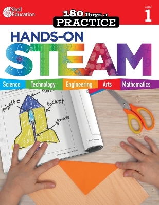 Book cover for 180 Days: Hands-On Steam: Grade 1