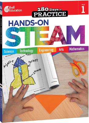 Book cover for 180 Days: Hands-On Steam: Grade 1