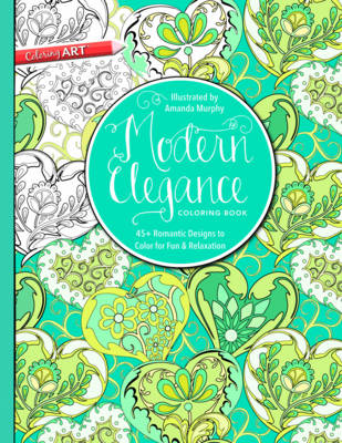 Book cover for Modern Elegance Coloring Book