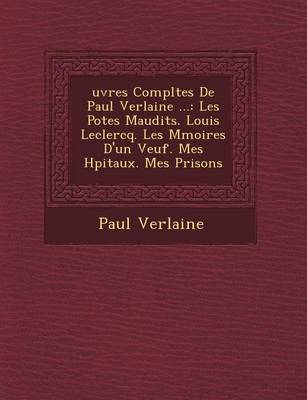 Book cover for Uvres Completes de Paul Verlaine ...