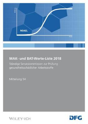 Cover of MAK– und BAT–Werte–Liste 2018