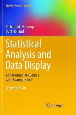 Cover of Statistical Analysis and Data Display