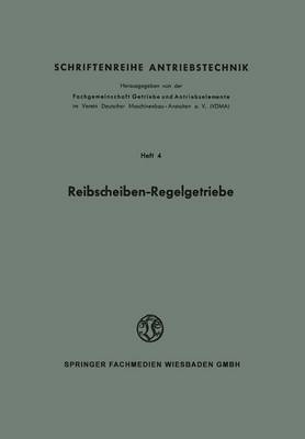 Book cover for Reibscheiben-Regelgetriebe