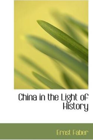 Cover of China in the Light of History