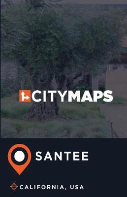 Book cover for City Maps Santee California, USA