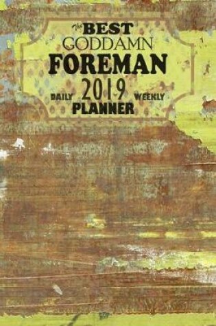 Cover of The Best Goddamn Foreman Planner