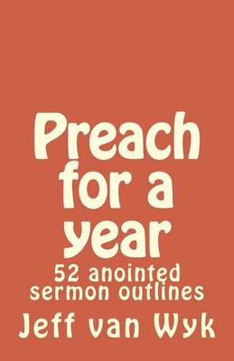 Book cover for Preach for a year