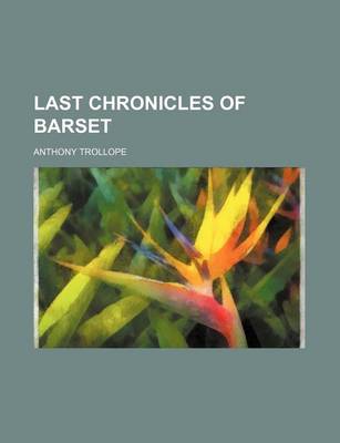 Book cover for Last Chronicles of Barset