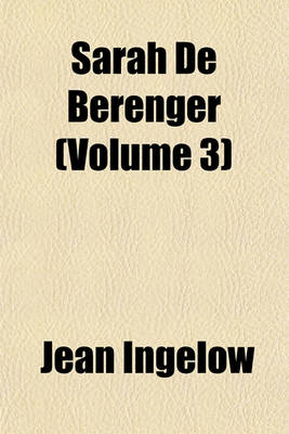 Book cover for Sarah de Berenger (Volume 3)