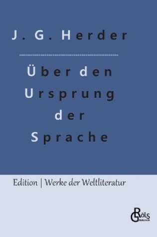 Cover of Abhandlung über den Ursprung der Sprache