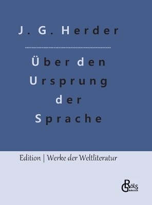 Book cover for Abhandlung über den Ursprung der Sprache