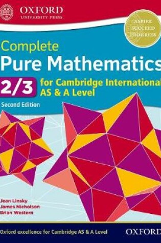 Cover of Complete Pure Mathematics 2 & 3 for Cambridge International AS & A Level