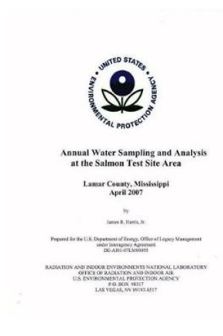 Cover of Annual Water Sampling and Analysis at the Salmon Test Site Area