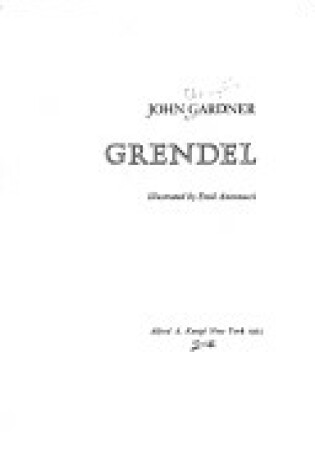 Cover of Grendel
