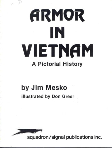 Book cover for Armour in Vietnam