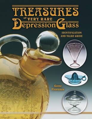 Book cover for Treasures of Very Rare Depression Glass