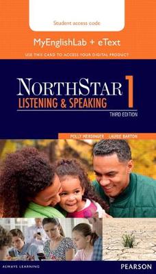 Book cover for NorthStar Listening and Speaking 1 eText with MyLab English