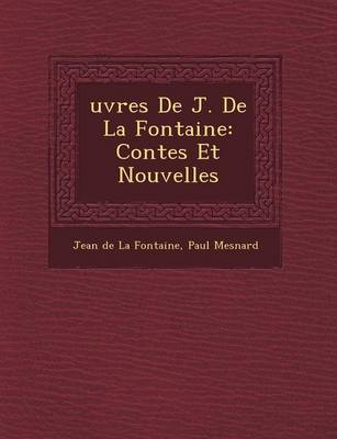 Book cover for Uvres de J. de La Fontaine