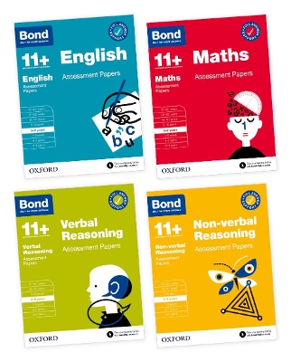 Cover of Bond 11+: Bond 11+ English, Maths, Non-verbal Reasoning, Verbal Reasoning Assessment Papers 8-9 years Bundle