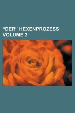 Cover of Der Hexenprozess Volume 3