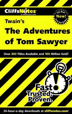 Book cover for Cliffsnotes, Twain's the Adventures of Tom Sawyer