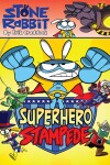 Book cover for Superhero Stampede