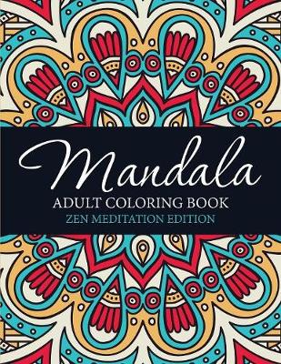 Book cover for Mandala Adult Coloring Book