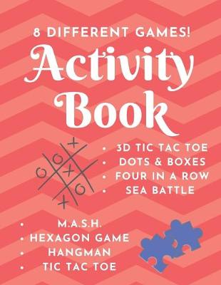 Book cover for Activity Book - 8 Different Games!