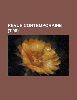 Book cover for Revue Contemporaine (T.98)