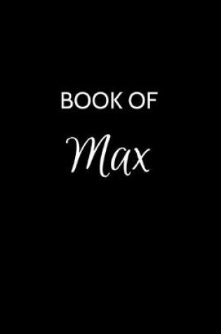 Cover of Book of Max