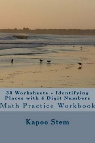 Cover of 30 Worksheets - Identifying Places with 4 Digit Numbers