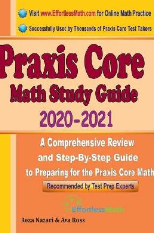 Cover of Praxis Core Math Study Guide 2020 - 2021