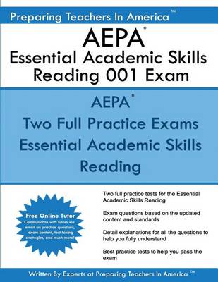 Book cover for AEPA Essential Academic Skills Reading 001 Exam