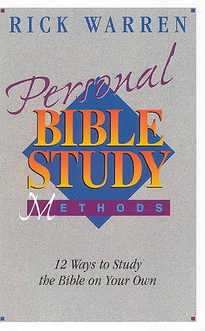 Book cover for Personal Bible Study Methods