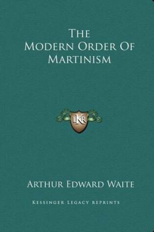 Cover of The Modern Order of Martinism