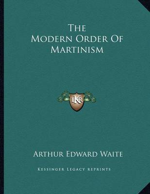 Book cover for The Modern Order of Martinism