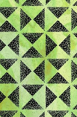 Cover of Journal Notebook Triangles With Dots Pattern 4