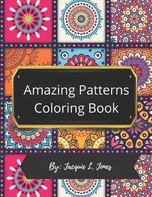 Book cover for Amazing Patterns Coloring Book