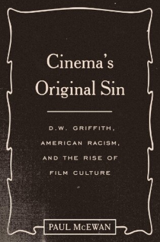 Cover of Cinema's Original Sin