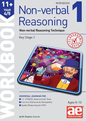 Book cover for 11+ Non-verbal Reasoning Year 4/5 Workbook 1