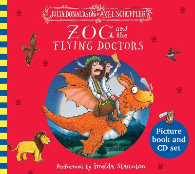 Book cover for Zog and the Flying Doctors Book and CD