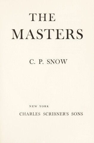 Cover of Masters