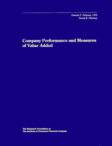 Cover of Company Performance and Measures of Value Added